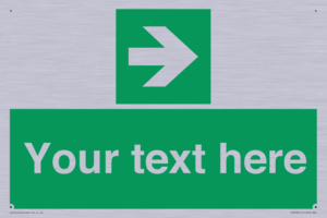 Custom Arrow Right Sign